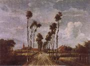 Meindert Hobbema The Avenue at Middlehamis oil on canvas